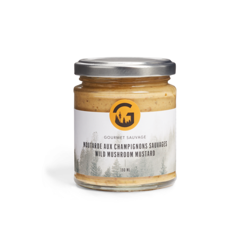Moutarde Champignons sauvages 190 ml |Gourmet Sauvage 