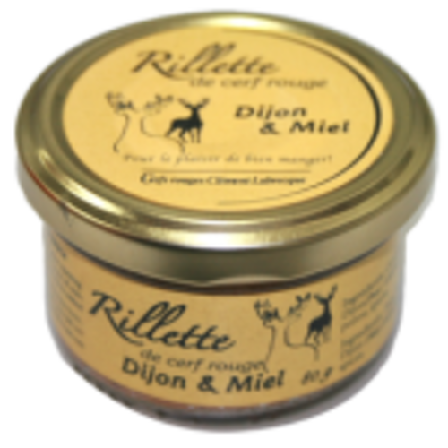Rillette Dijon & miel| Cerf Rouge Labrecque |80 g 