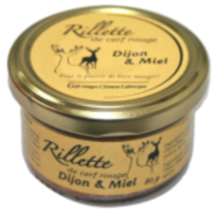 Rillette Dijon & miel| Cerf Rouge Labrecque |80 g