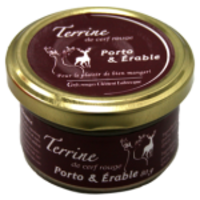 Terrine Porto et erable 80 g | Cerfs Rouges Labrecque