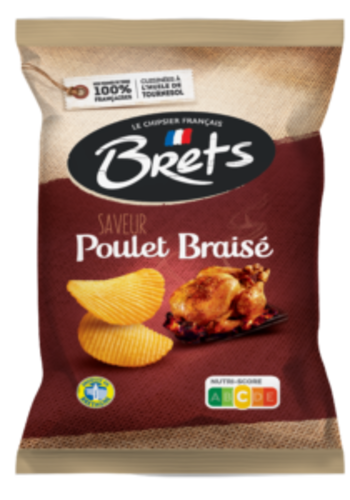 Braised chicken chips - Brets 125g 