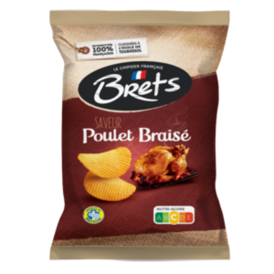 Braised chicken chips - Brets 125g