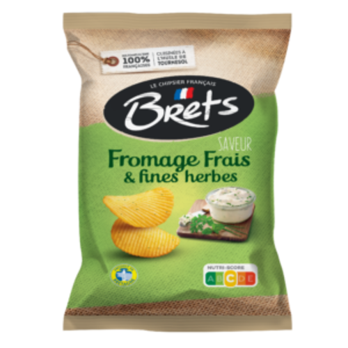Croustille fromage frais et fines herbes - Brets 125 g 
