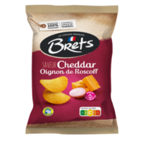 Croustille cheddar & oignon de Roscoff - Brets 125 g