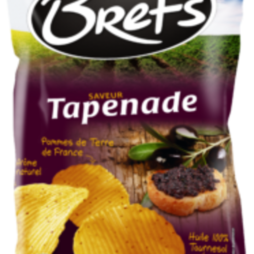 Tapenade flavored chips - Brets 125 g 