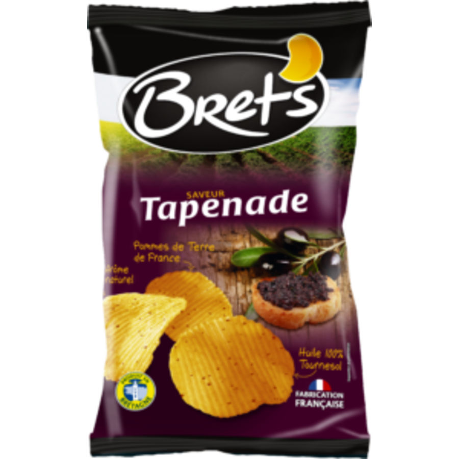 Tapenade flavored chips - Brets 125 g