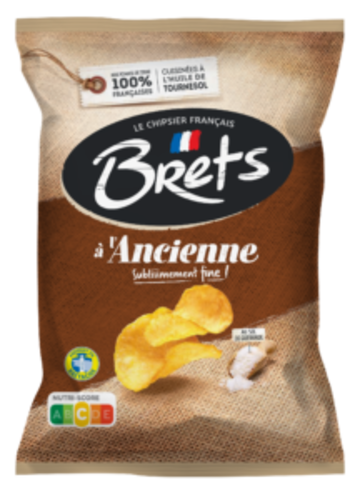 Old fashioned chips - Brets 125 g 