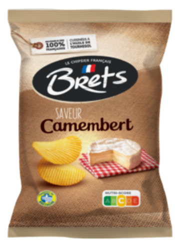 Camembert chips - Brets 125 g 