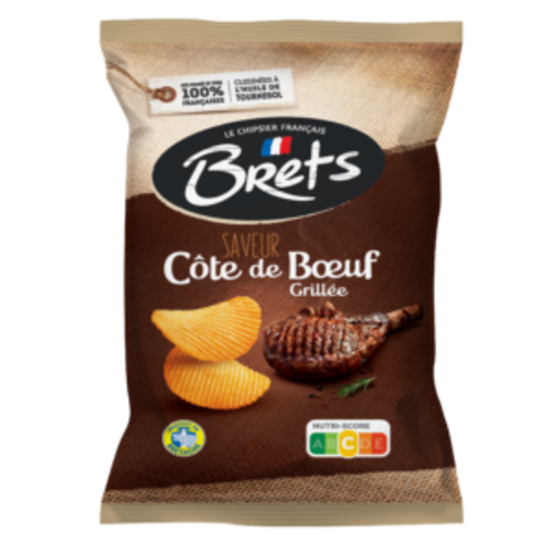 Grilled prime rib chips - Brets 125 g 