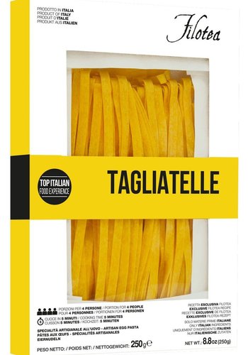 Filotea Tagliatelle hand dried Pasta - 250g 