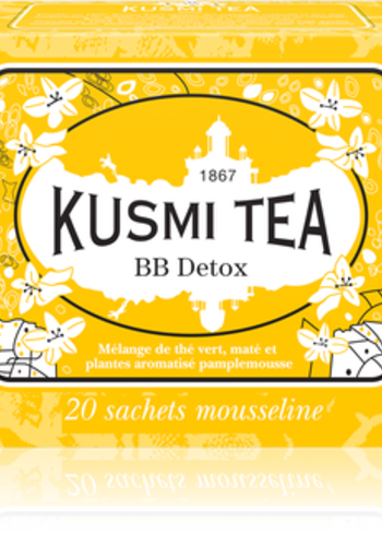 Kusmi Tea - BB Detox - Boîte de 20 sachets mousselines 44g 