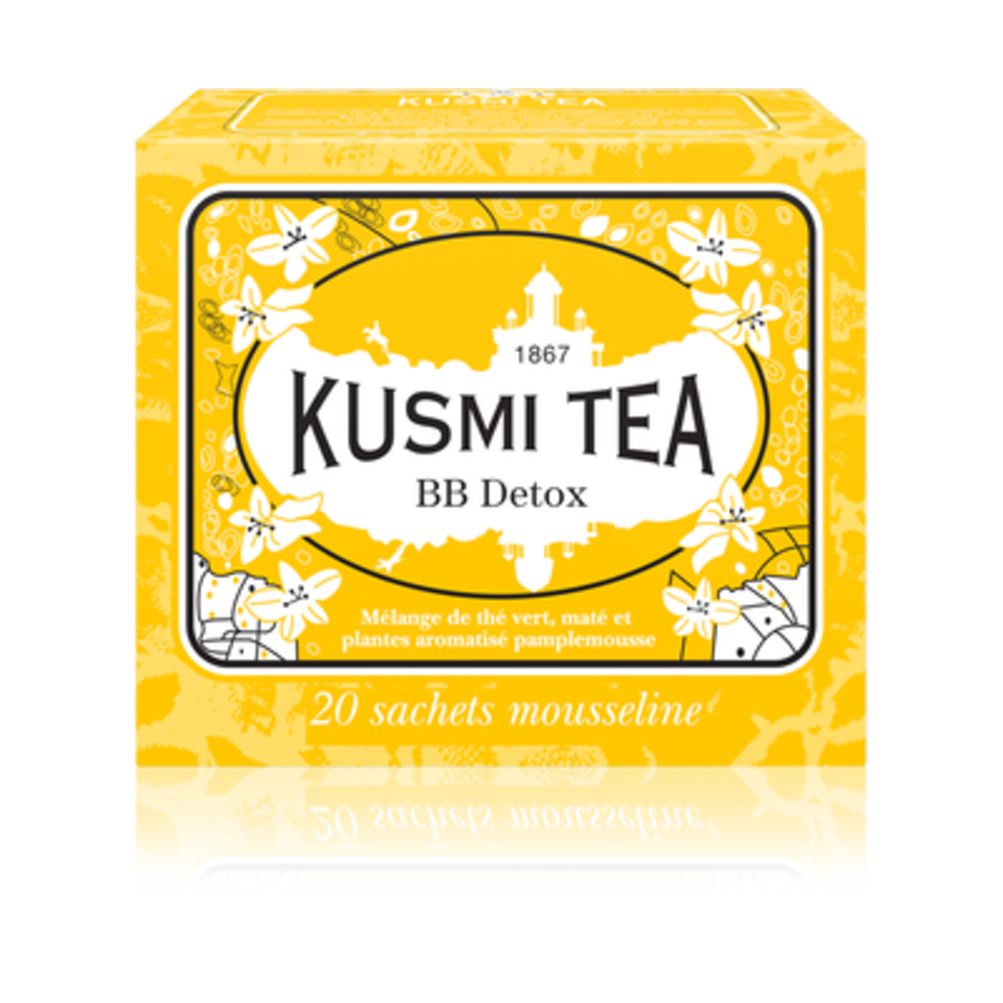 Kusmi Tea - BB Detox - Boîte de 20 sachets mousselines 44g
