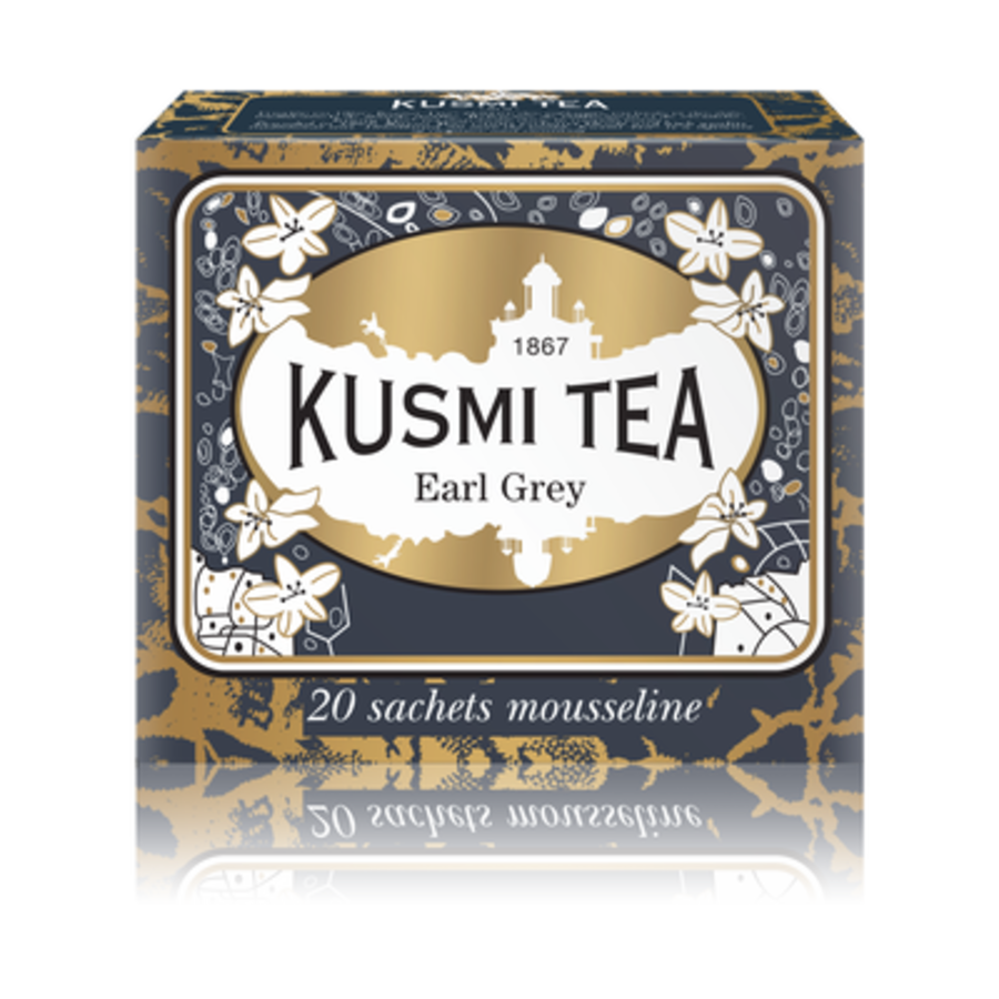 Kusmi Tea - Earl Grey - Boîte de 20 sachets - 44g