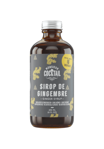 Monsieur Cocktail - Sirop de gingembre - 250 ml 