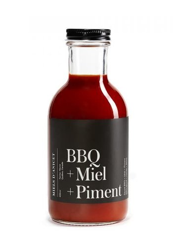 Sauce BBQ + Miel + Piment - Anicet 400ml 