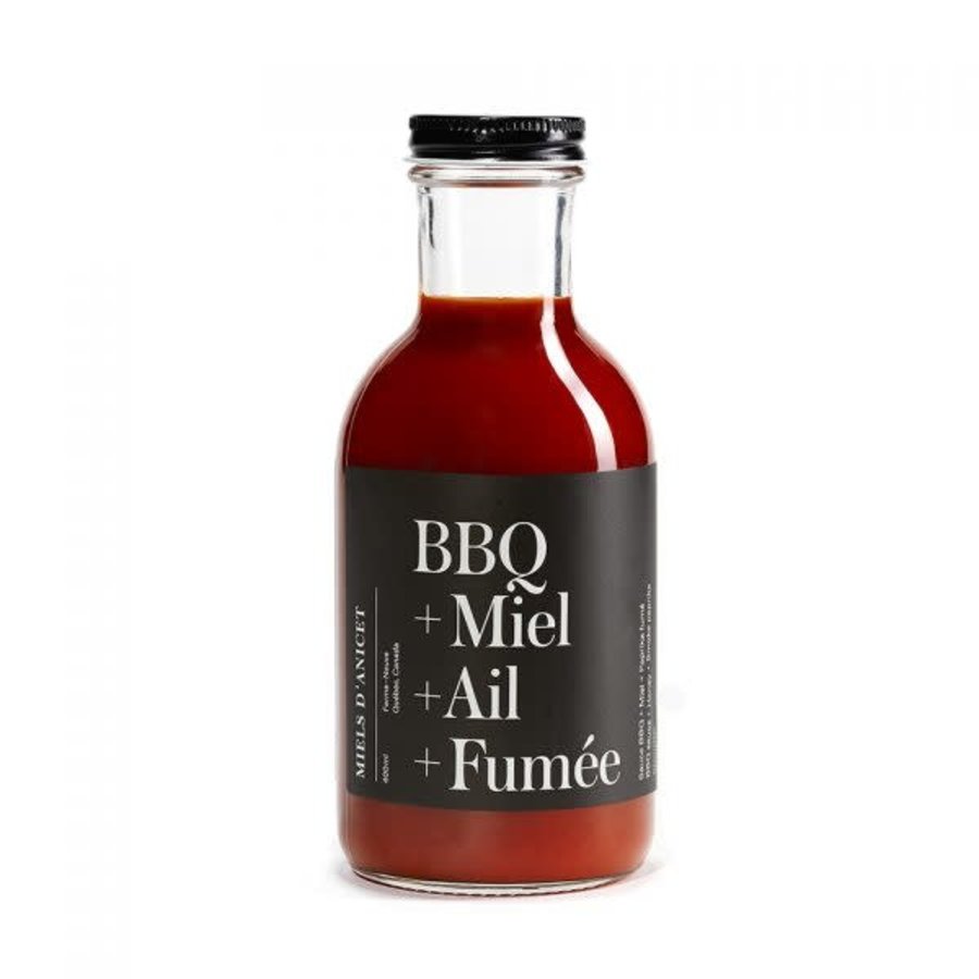 Sauce BBQ + Miel  + Ail + Fumée - Anicet  400ml