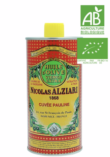 Nicolas Alziari - Huile d'olive fruitée intense - Cuvée Pauline  - 500ml 