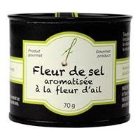 Fleur de sel aromatisée à la fleur d'ail - À Fleur de Pot - 80g