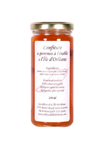Maple apple jam - Les Délices de l'Île d'Orléans 250 ml 