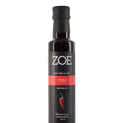 Huile d'olive infusée au chili - Zoë - 250 ml 