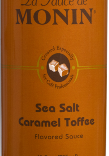 Sauce au caramel anglais et au sel de mer (Toffee) | Monin 355ml 