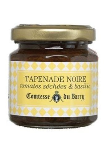 Tapenade noire , tomates séchées et basilic| Comtesse du Barry 100g 