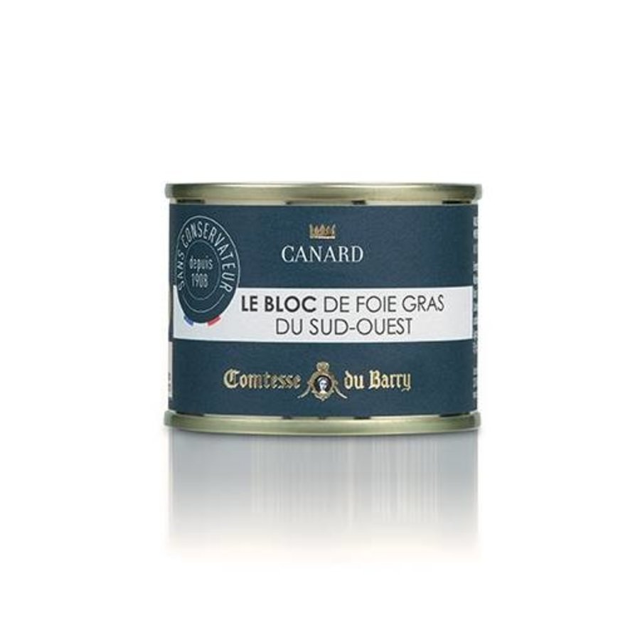 Bloc de foie gras de canard du Sud Ouest  | Comtesse du Barry 100g