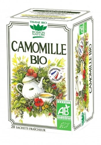 Tisane  Bio Camomille | Romon Nature| 20 sachets 