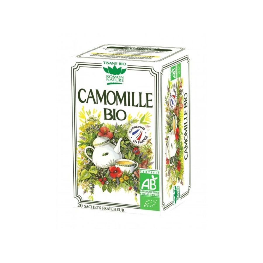 Tisane  Bio Camomille | Romon Nature| 20 sachets