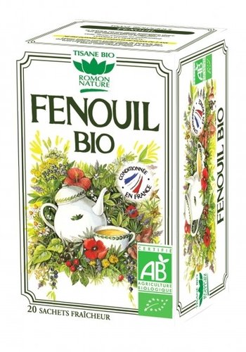 Tisane Bio Fenouil | Romon Nature | 20 sachets 