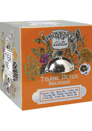 Tisane cube Detox bio  - Provence d'Antan 24 sachets 