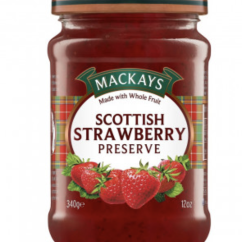 Confiture de fraise Écossaise | Mackays | 250 ml 