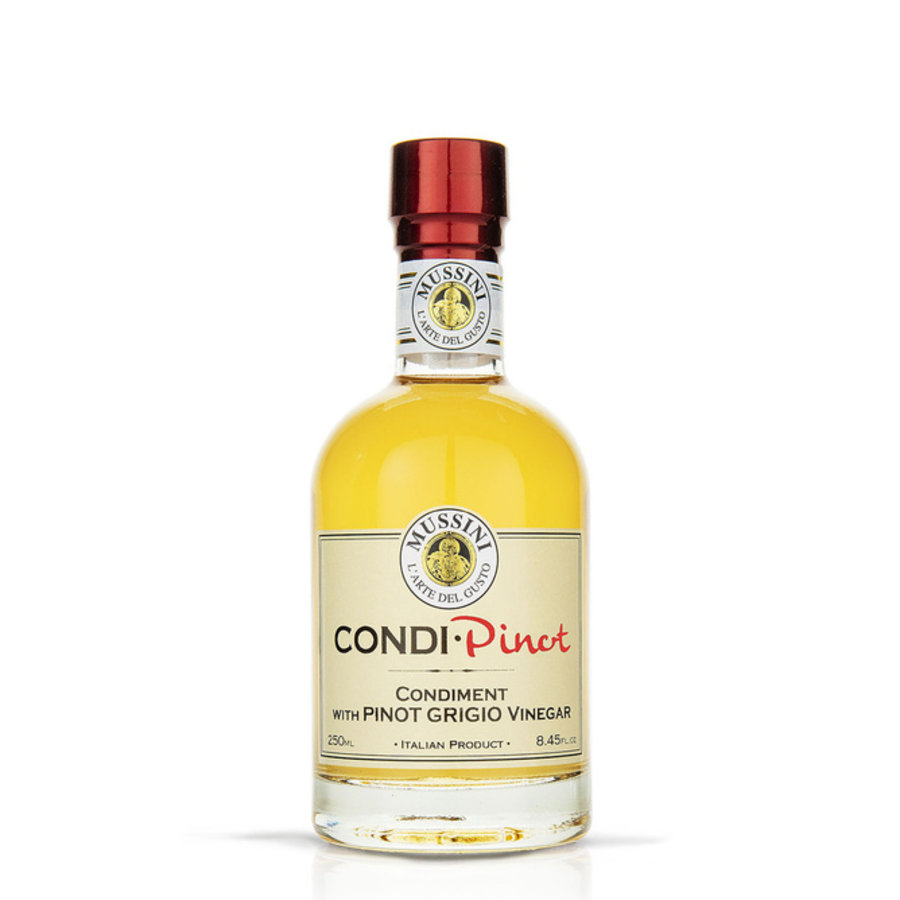 Condiment with Pinot Grigio IGT wine vinegar | Mussini| 250ml