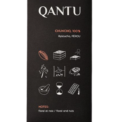 Chocolat noir 100% Chuncho |QANTU | 50g  Chocolat noir 100% Chuncho |QANTU | 50g