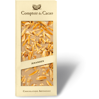 Barre gourmande blond amande caramélisée | Comptoir du Cacao | 90g
