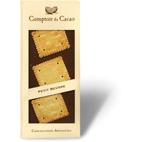 Barre gourmande noir petit beurre | Comptoir du Cacao | 90g