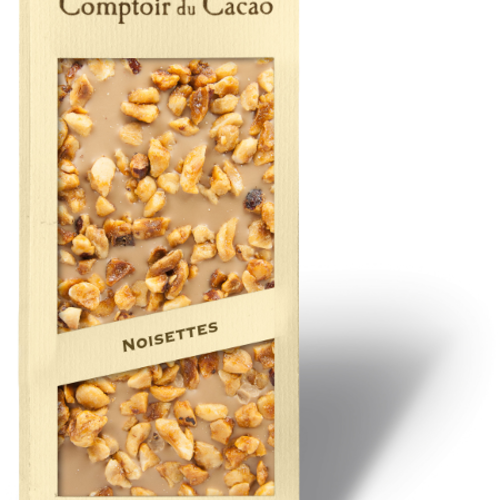Barre gourmande blond noisette caramélisée  | Comptoir du Cacao | 90g 