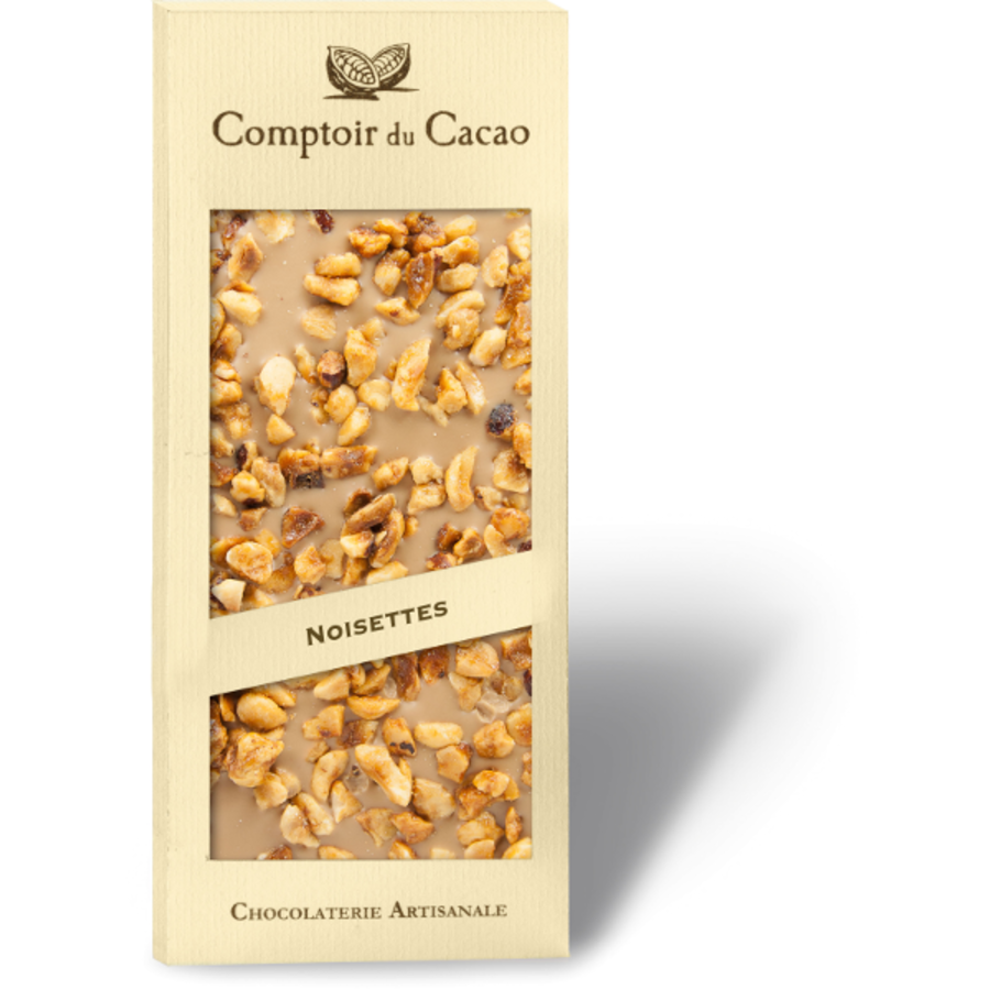 Barre gourmande blond noisette caramélisée  | Comptoir du Cacao | 90g