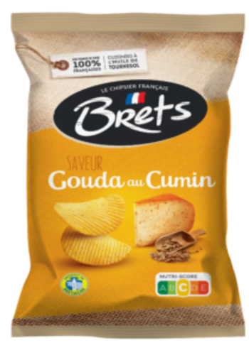 Gouda chips with cumin - Brets 125g 