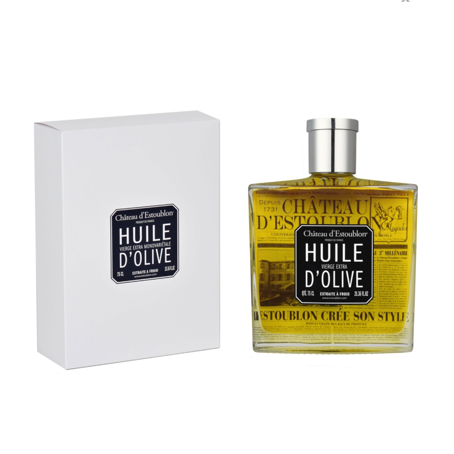 Huile d'olive extra vierge | Flacon Couture | Château d'Estoublon |  750 ml