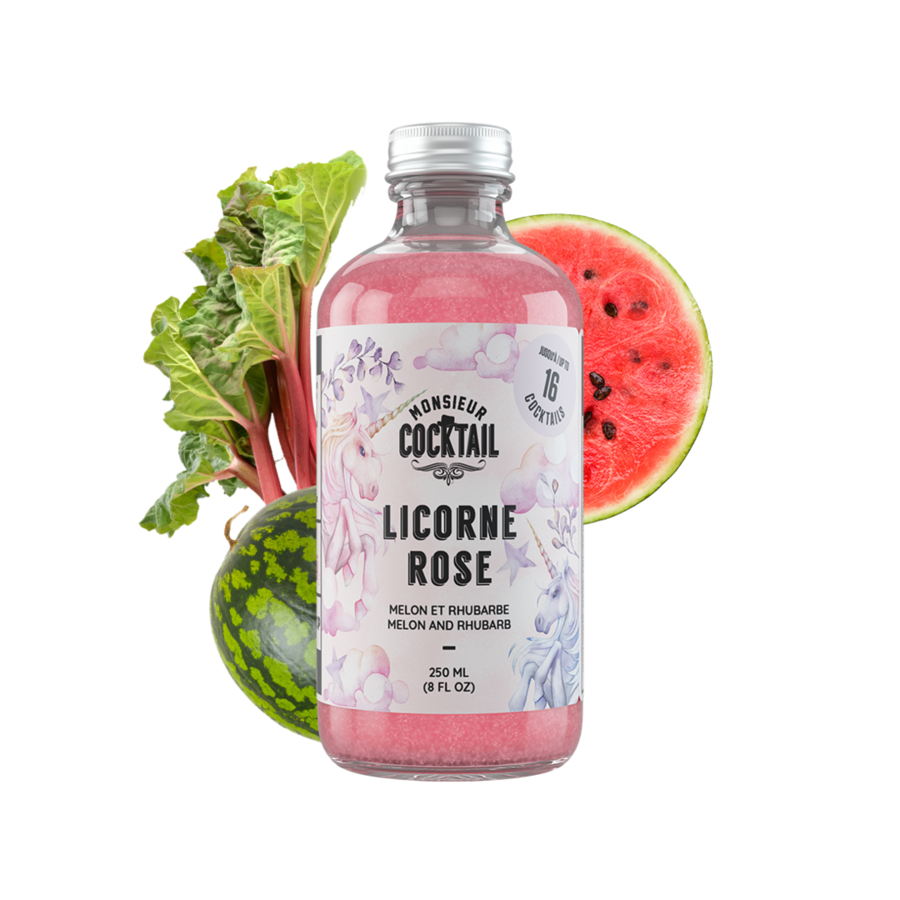 Monsieur Cocktail - Sirop de Licorne | Rose - 250 ml