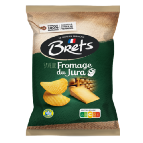Croustilles ondulé fromage du Jura - Brets 125g 