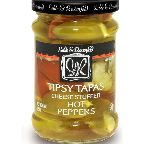 Tipsy Tapas Hot Peppers with Cheese | Sable & Rosenfeld | 265 ml 