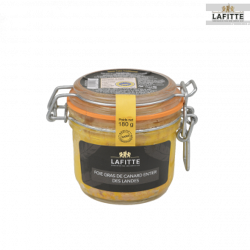Foie gras entier de canard des Landes - Lafitte 180g 