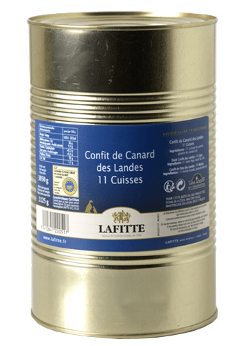 Confit de canard des Landes - Lafitte 11 cuisses 