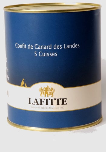 Confit de canard des Landes - Laffite 5 cuisses 