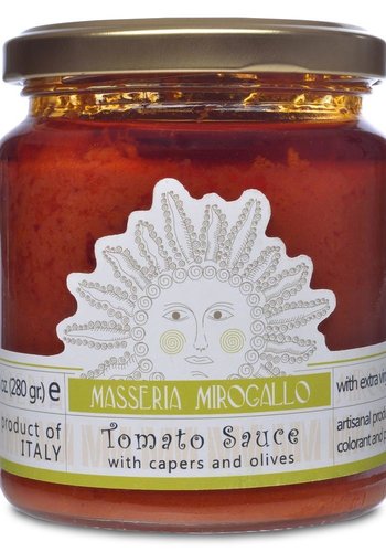 Sauce tomate Câpres et Olives | Masseria Mirogallo | 280 gr 