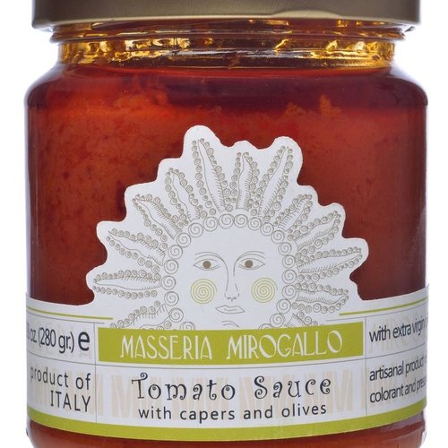 Sauce tomate câpres et olives |Masseria Mirogallo | 280 gr 