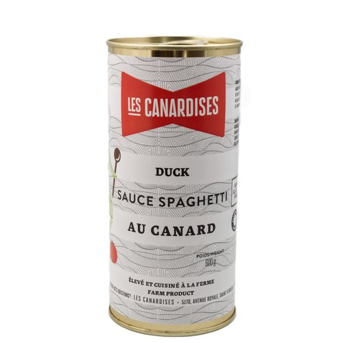 Sauce à spaghetti au canard - Les Canardises 600g 