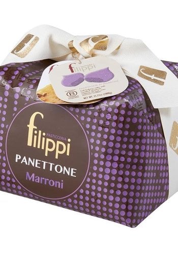 Panettone marrons glacés - Filippi 1kg 